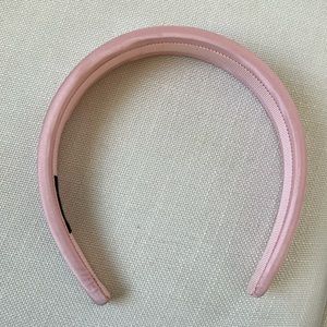 J. Crew Pink Satin Headband